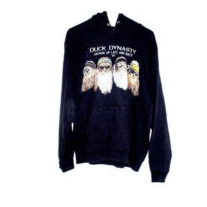 Jerzees NU Blend Black Hooded Sweat Shirt Size Large